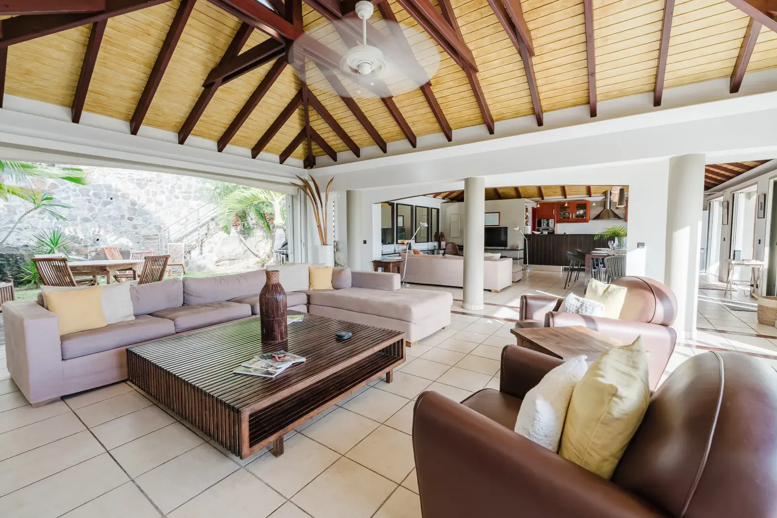 Living and dining area